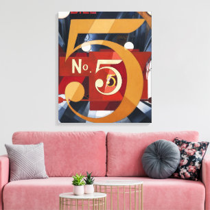 Impression abstraite Art déco vintage numéro 5 des