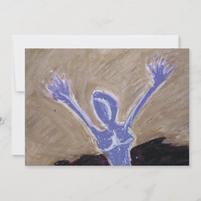 Impression abstraite | carte postale (Devant)