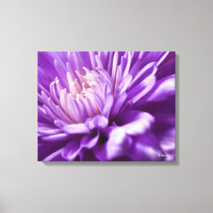 Impression Abstraite de toile florale