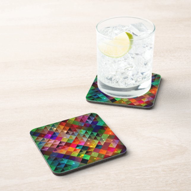Impression Abstraite en Dessous de verre plastique (Côté Droit)