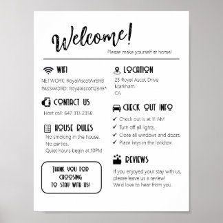 Impression Affiche de bienvenue, papier d'affiche 