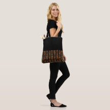 Impression africaine avec Sac fourre-tout arrière 