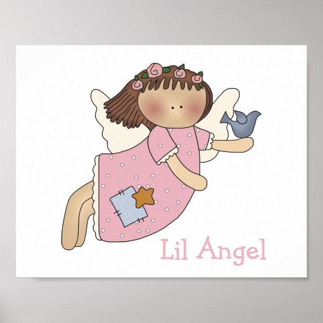 Impression Angel fille mignonne (Devant)