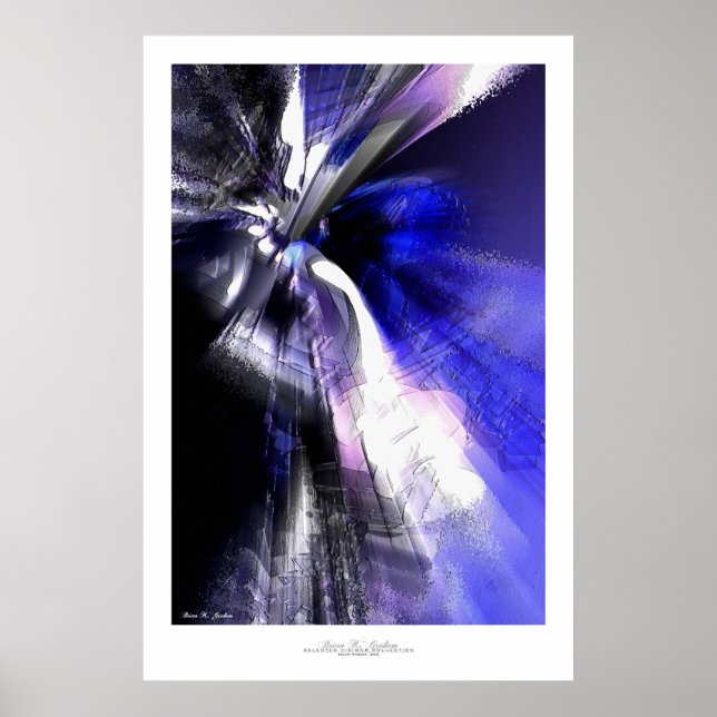 Impression artistique Abstraite - Désodatus #3 (Devant)