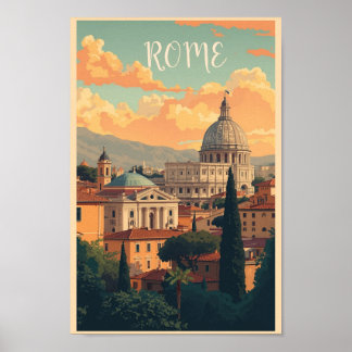 Impression artistique du Colosseum de ROME