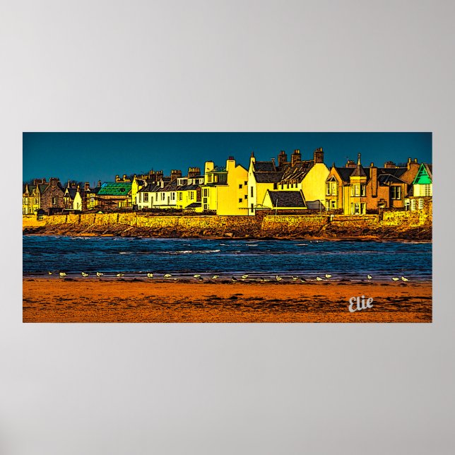 Impression artistique Elie Fife Ecosse (Devant)