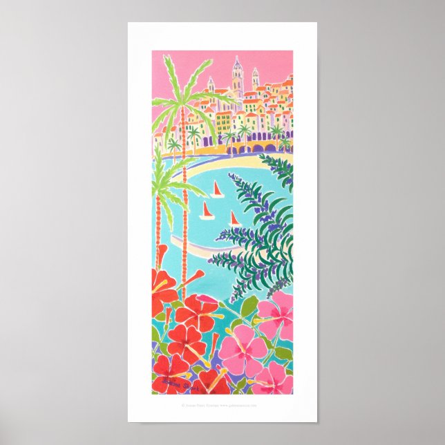 Impression artistique : La voile dans la baie, Men (Devant)