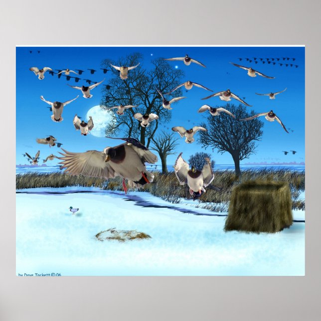 Impression aveugle de canard (Devant)