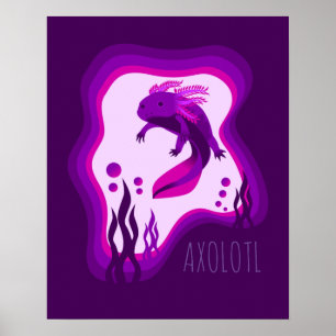 Impression Axolotale violette