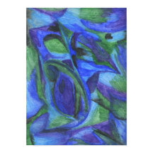 Impression BLUE ABSTRAITE