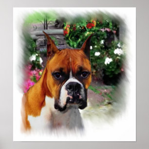 Impression Boxer Dog Art