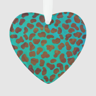 Impression Brown et Turquoise dalmate