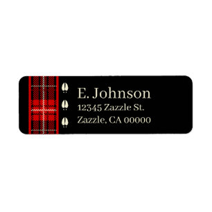 Impression cabine de Hotte d'Oie Rouge Plaid