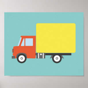 Impression camion de pépinière fait partie d'un en