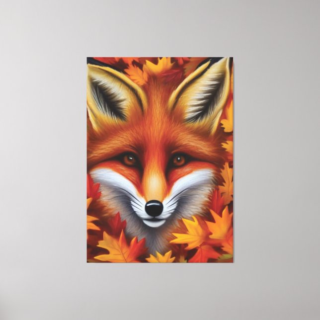 Impression Canvas Red Fox (Recto)