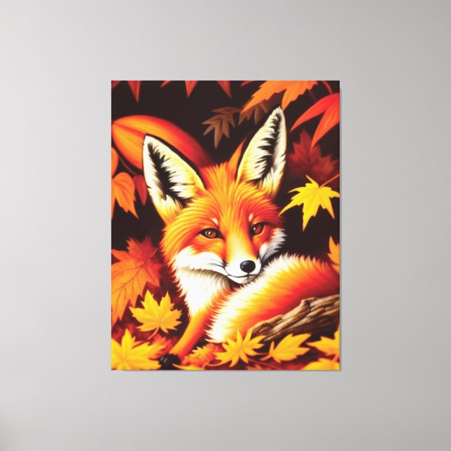 Impression Canvas Red Fox (Recto)