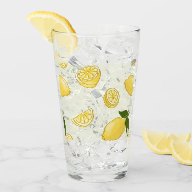 Impression citron en verre (Devant glace)