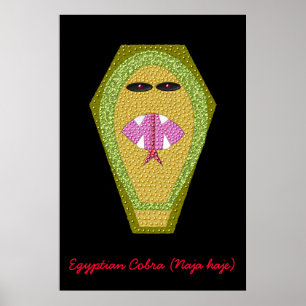 Impression Cobra égyptienne mortelle
