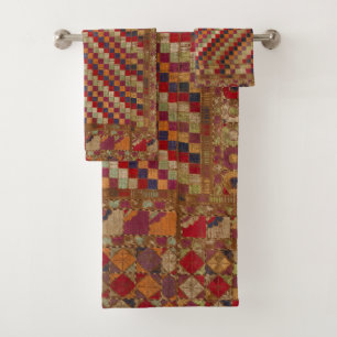 Impression composée indienne multicolore