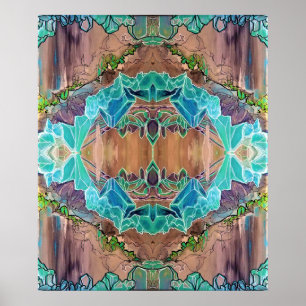 Impression Crystal Cave - Papier Poster Semi Gloss