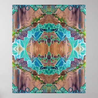 Impression Crystal Cave - Papier Poster Semi Gloss