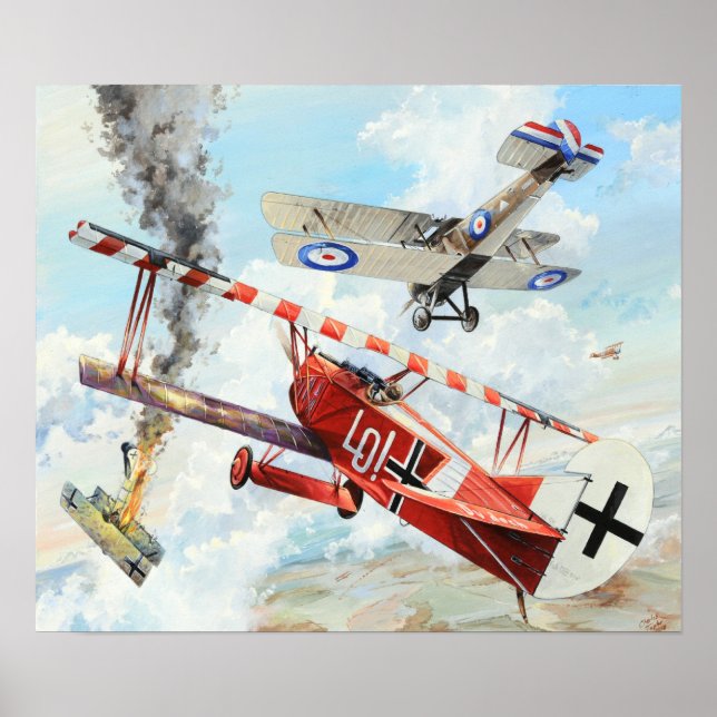 IMPRESSION D.VII DU FOKKER UDET ERNST WWI (Devant)