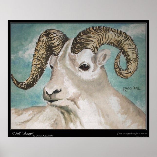 Impression Dall Sheep, Papier d'affiche de valeur  (Devant)