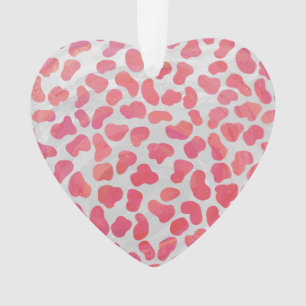 Impression dalmate rose et blanc