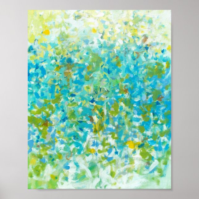 Impression d'archives Abstraite de 8" x 10" septem (Devant)