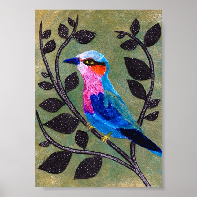 Impression d'archives 'Jolie Birdie' 5x7 (Matte) (Devant)