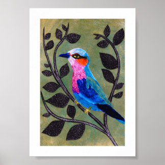 Impression d'archives 'Jolie Birdie' avec bordure 