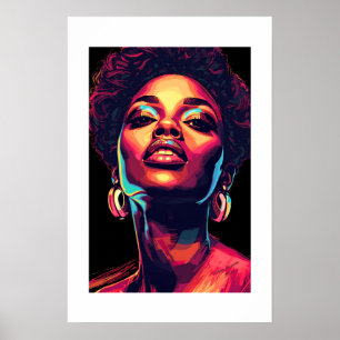 Impression d'art africain