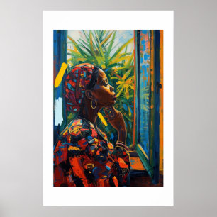 Impression d'art africain