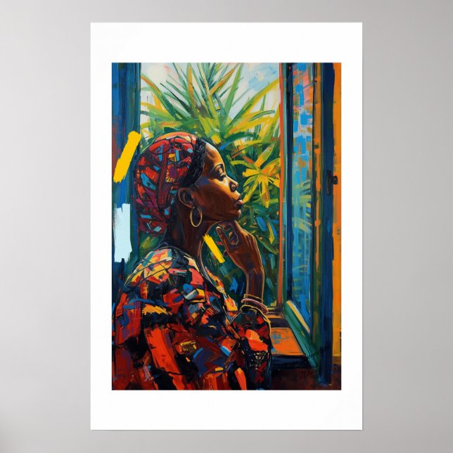 Impression d'art africain (Devant)