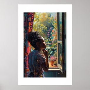 Impression d'art africain