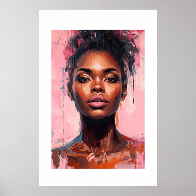 Impression d'art africain (Devant)