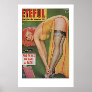 Impression d'art de couverture de magazine Vintage