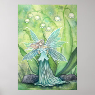 Impression d'art de fantaisie de fée de muguet