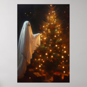 Impression d'art de fantôme de Noël Vacances Victo