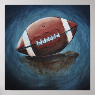 Impression d'art de football