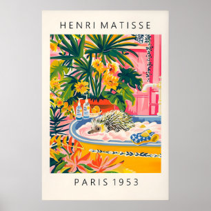 Impression d'art de Hérisson dans la Baignoire Sty