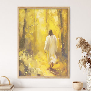 Impression d'art de Jésus-Christ marchant, grande