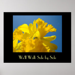 Impression d'art de jonquilles de printemps Nous m