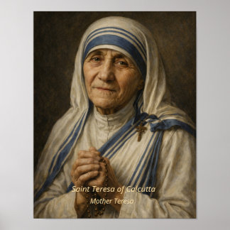 Impression d'art de Mère Teresa