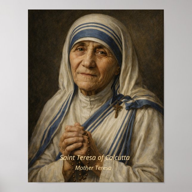 Impression d'art de Mère Teresa (Devant)