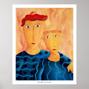 Impression d'art de peinture acrylique contemporai
