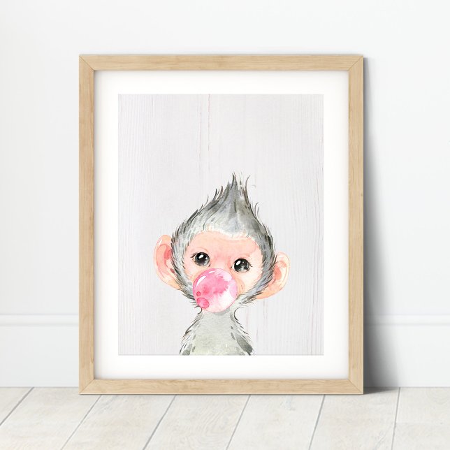 Impression d'art de pépinière de bulle de safari d (Créateur téléchargé)