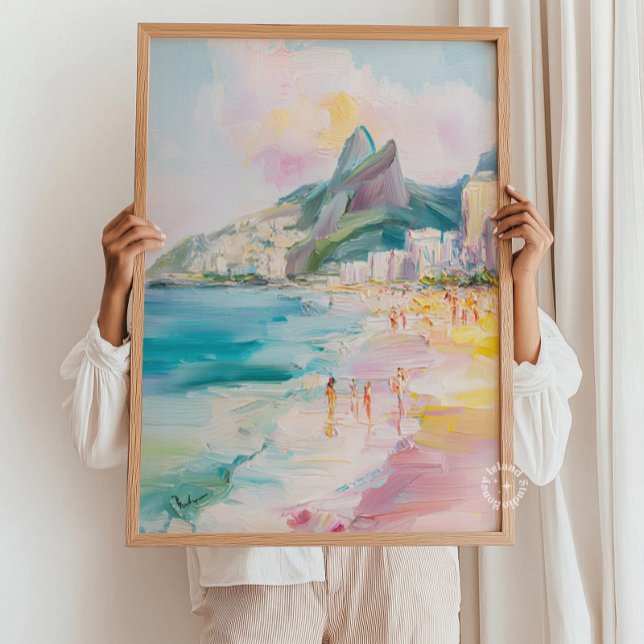 Impression d'art de Rio de Janeiro | Impression d' (Rio de Janeiro Art Print | Arpoador Wall Art Print)