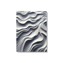 Impression d'art de sable du désert minimaliste