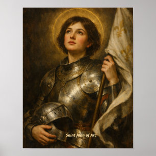 Impression d'art de Sainte Jeanne d'Arc - Héroïne